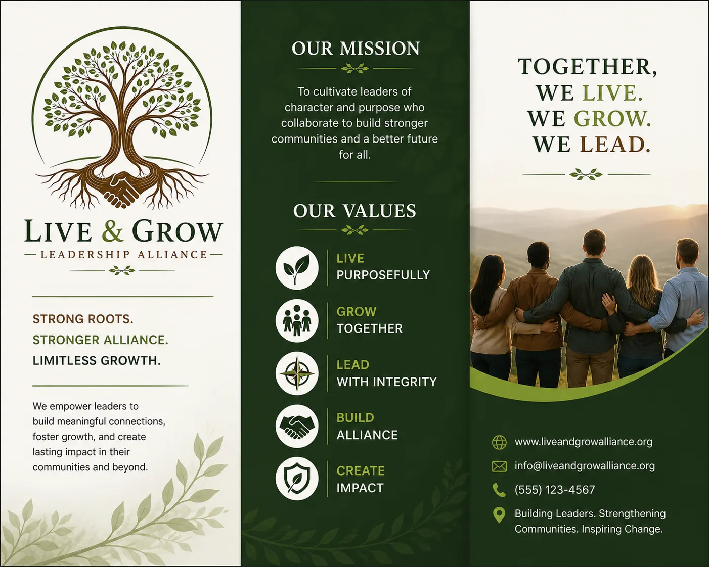 Live & Grow program brochure